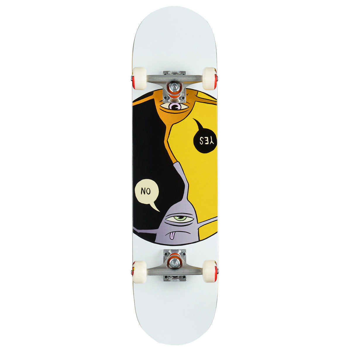Toy Machine Yin Yang Symmetrical Pre-Built Skateboard Complete - 8.00"