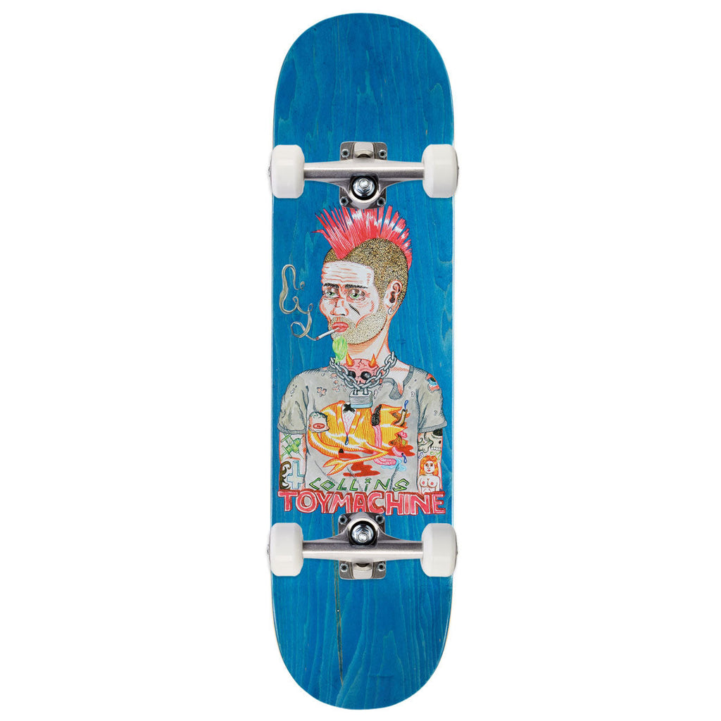 Toy Machine Collins Mohawk Skateboard Complete - 8.25"