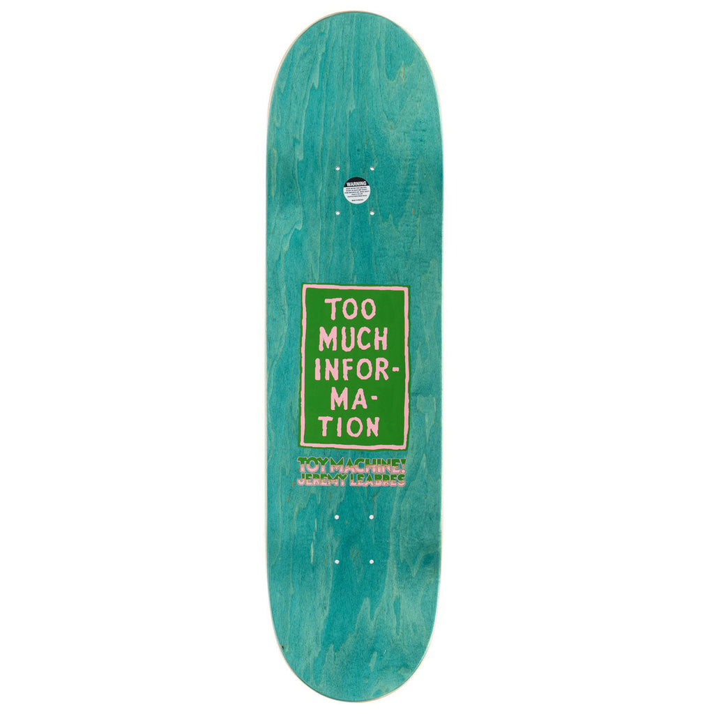 Toy Machine Leabres Too Much Skateboard Complete - 8.38"