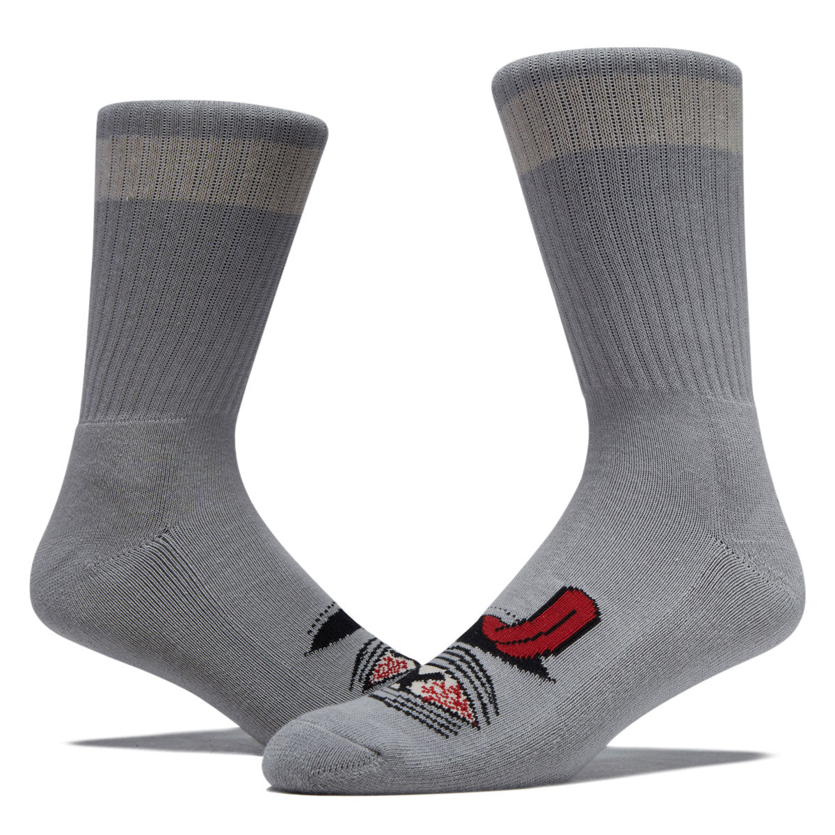 Toy Machine Crossed Out Socks - Grey