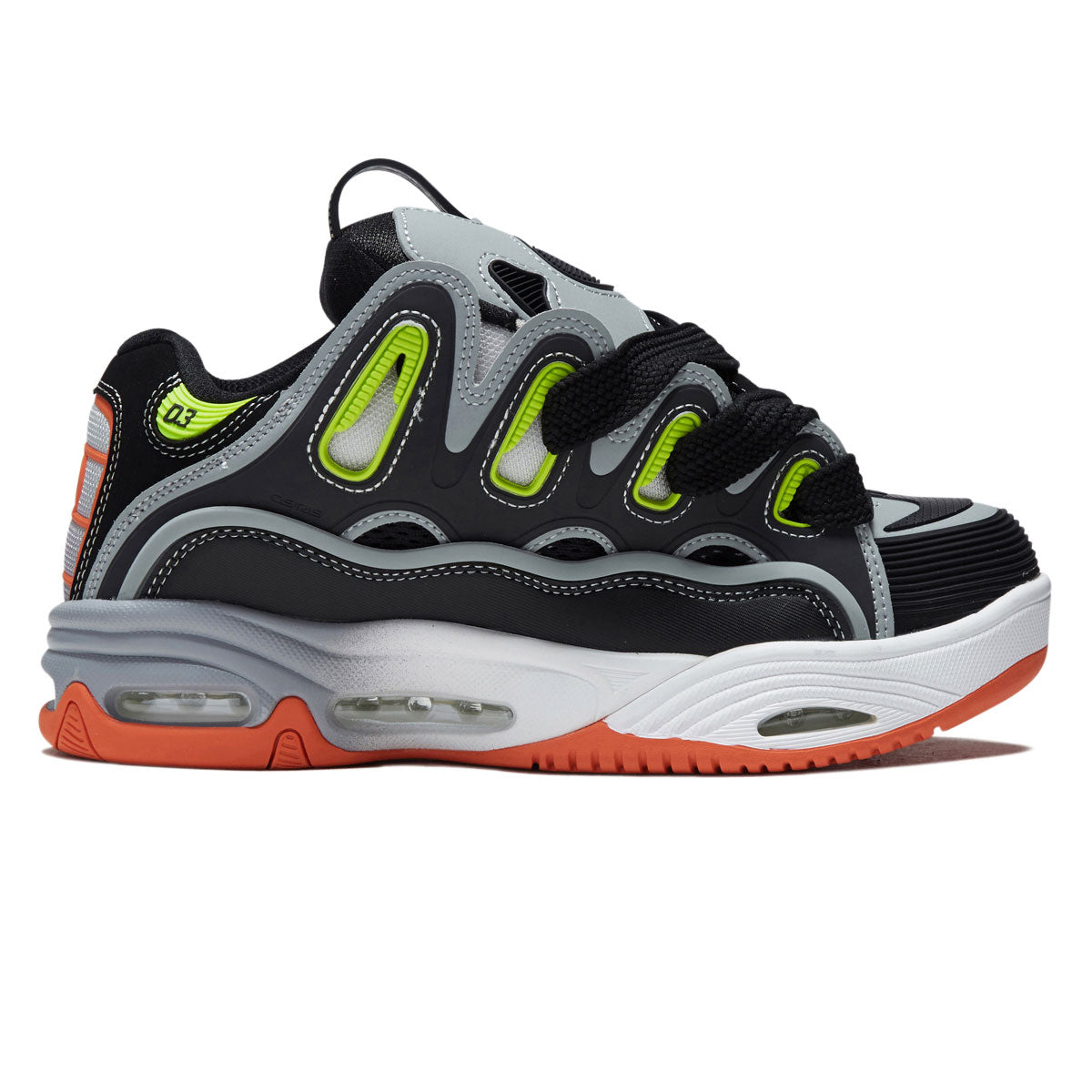 Osiris D3 2001 Shoes - Black/Grey/Orange