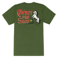 Sendero Cowboy Pro Shop T-Shirt - Army Green