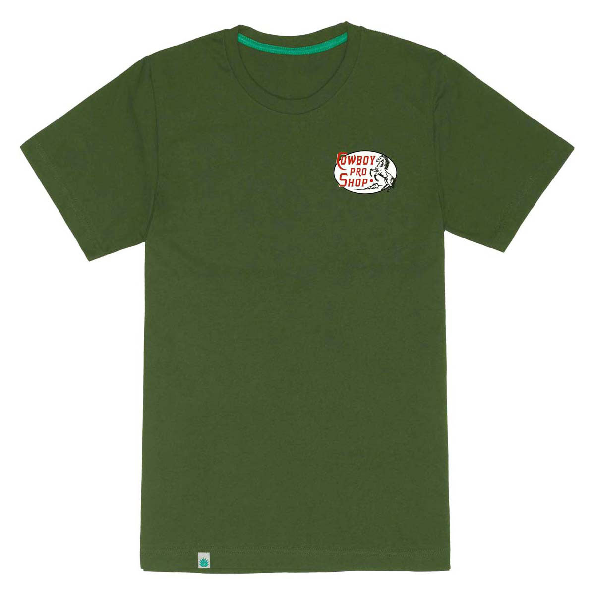 Sendero Cowboy Pro Shop T-Shirt - Army Green