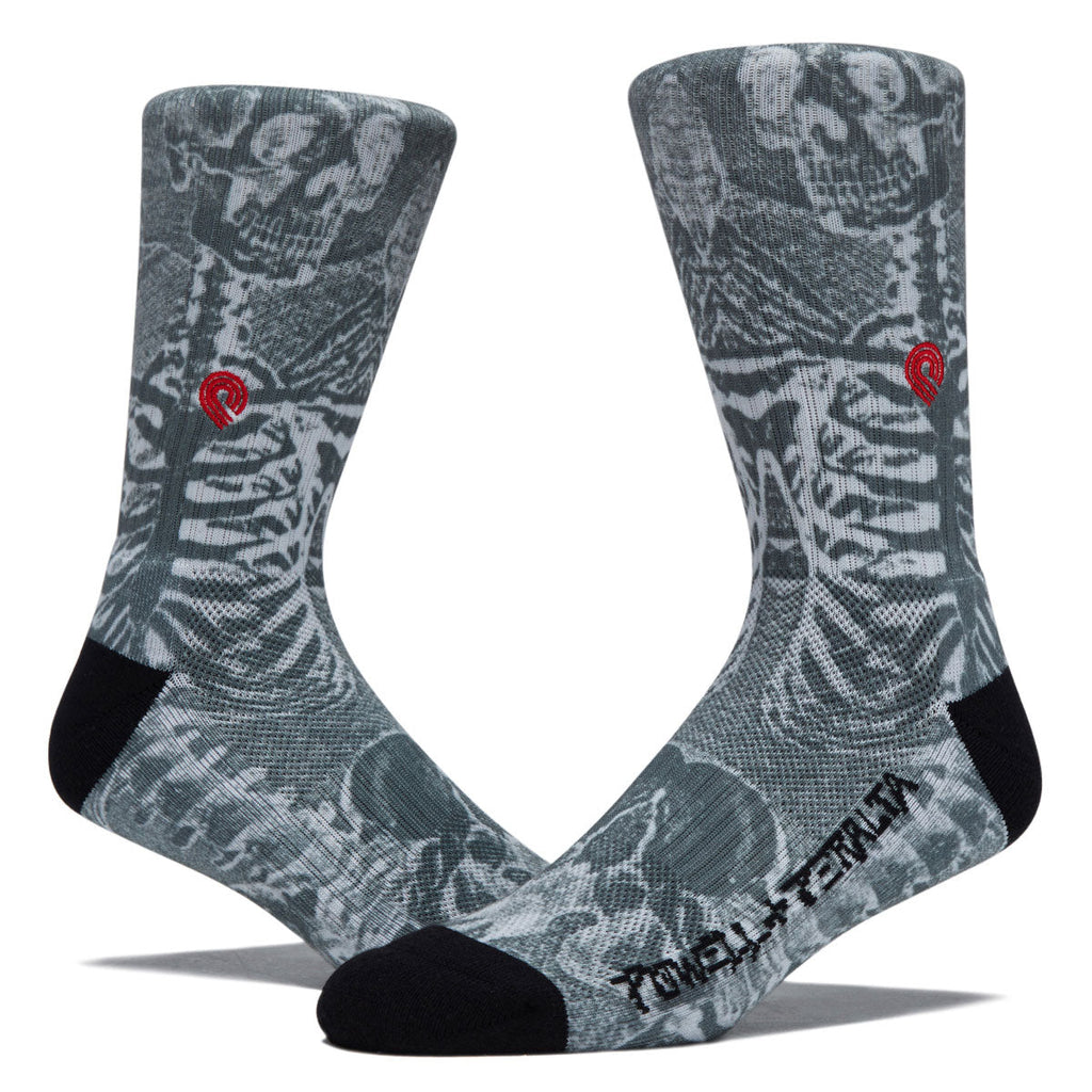 Powell-Peralta Skull & Sword Socks - Charcoal