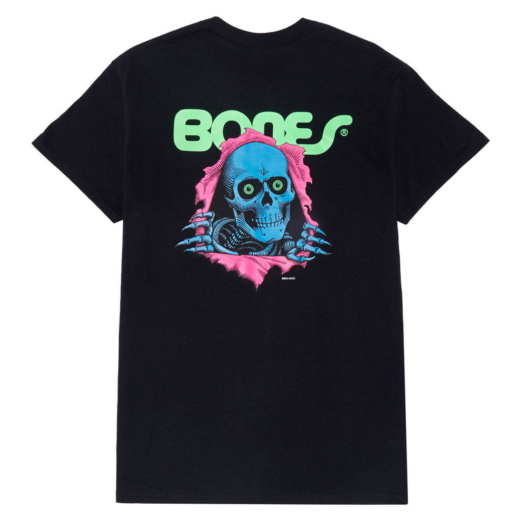 Powell-Peralta Ripper T-Shirt - Blacklight Black