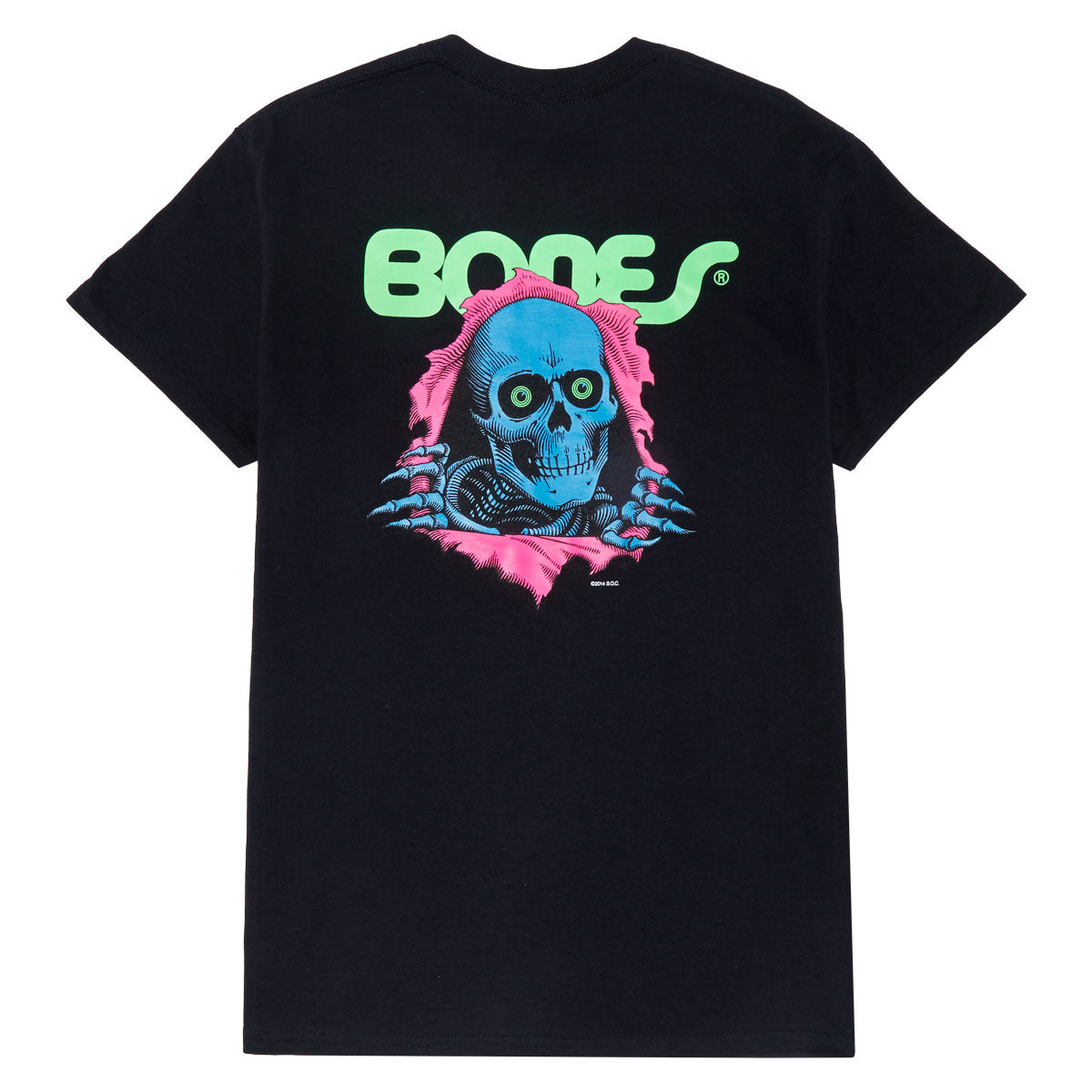 Powell-Peralta Ripper T-Shirt - Blacklight Black