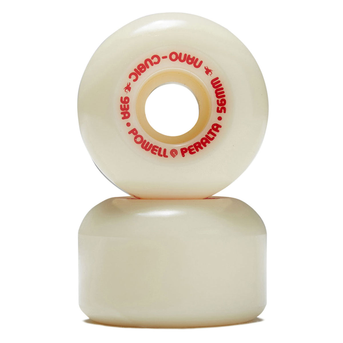 Powell-Peralta Dragon Formula Nano Cubic 93a Skateboard Wheels - Off White - 56mm
