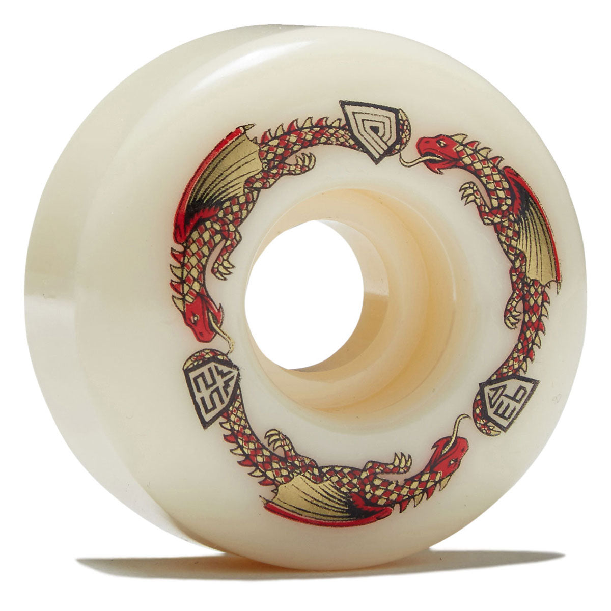Powell-Peralta Dragon Formula 93a V1 Skateboard Wheels - Off White - 52mm