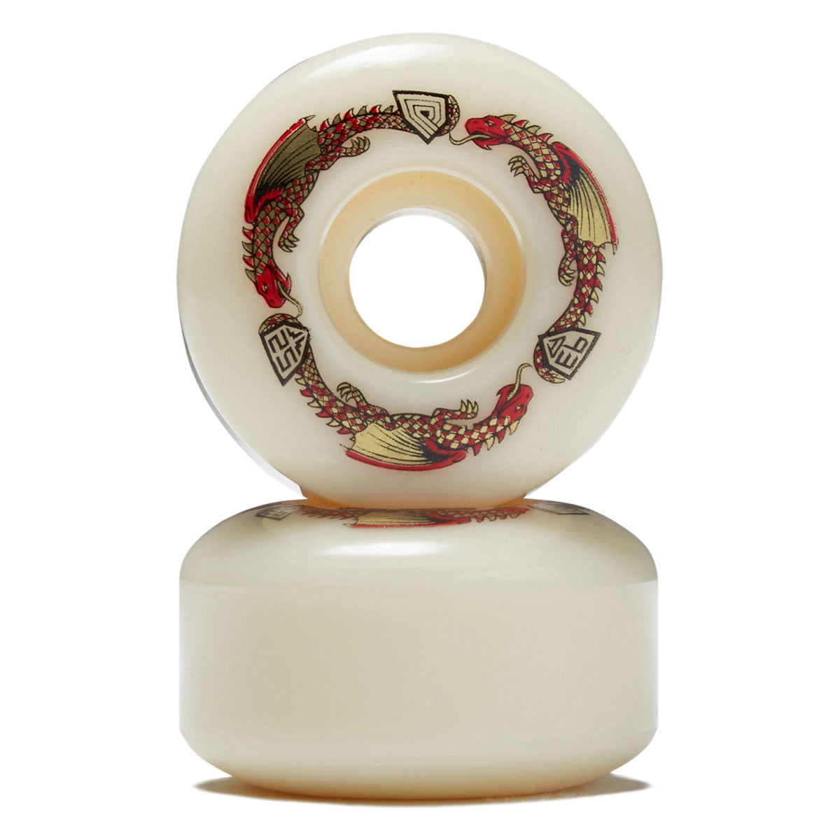 Powell-Peralta Dragon Formula 93a V1 Skateboard Wheels - Off White - 52mm