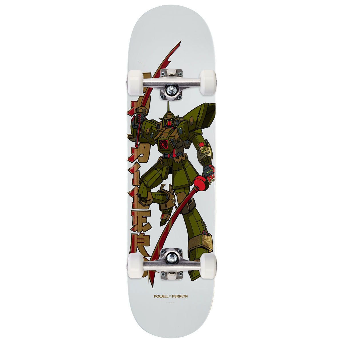 Steve Caballero Gundam Skateboard Complete - Burgundy/Gold Foil - 8.25"