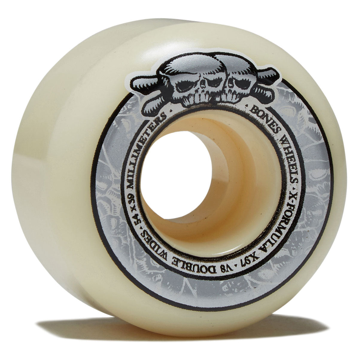 Bones X-Formula Double Wides 97a V8 Double Wide Skateboard Wheels - 54mm