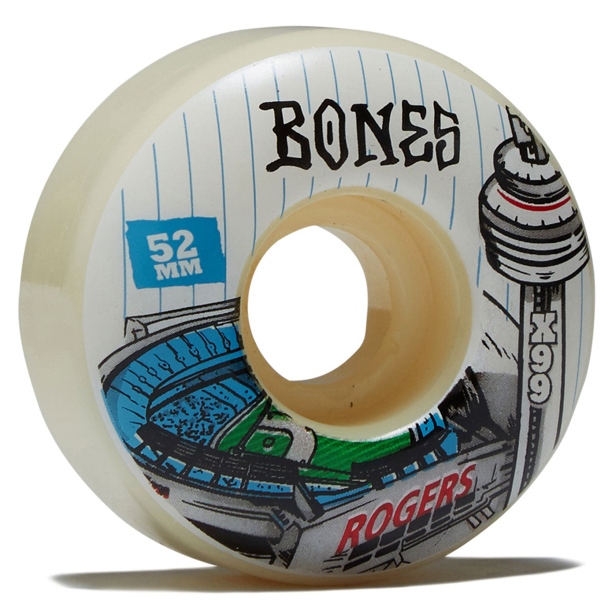 Bones X Formula TJ Rogers Centre 99a V1 Skateboard Wheels - 52mm