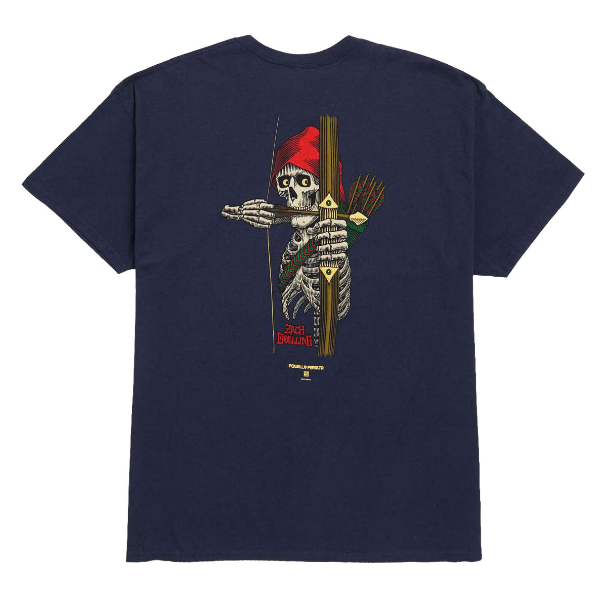 Powell-Peralta Zach Doelling Archer T-Shirt - Navy