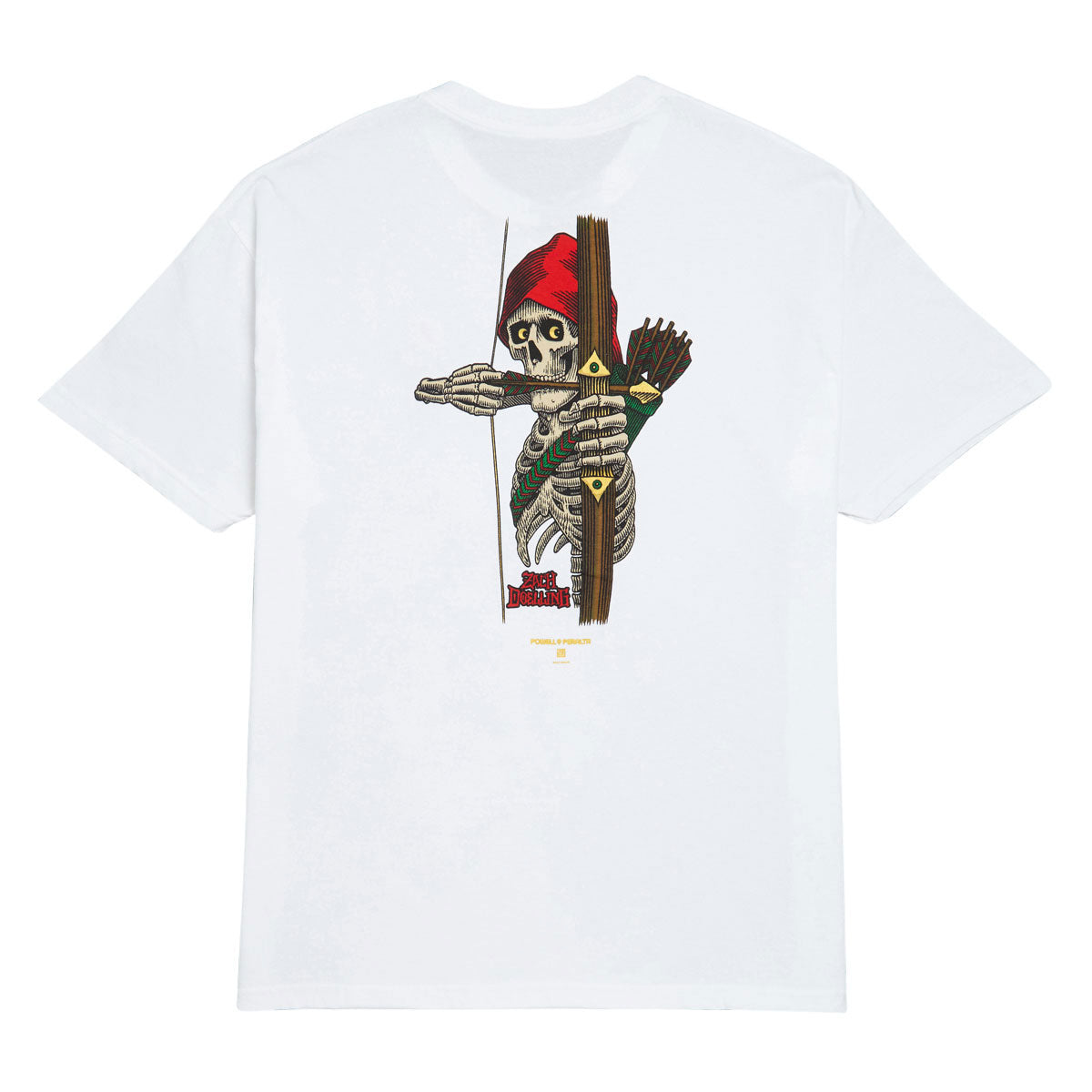 Powell-Peralta Zach Doelling Archer T-Shirt - White