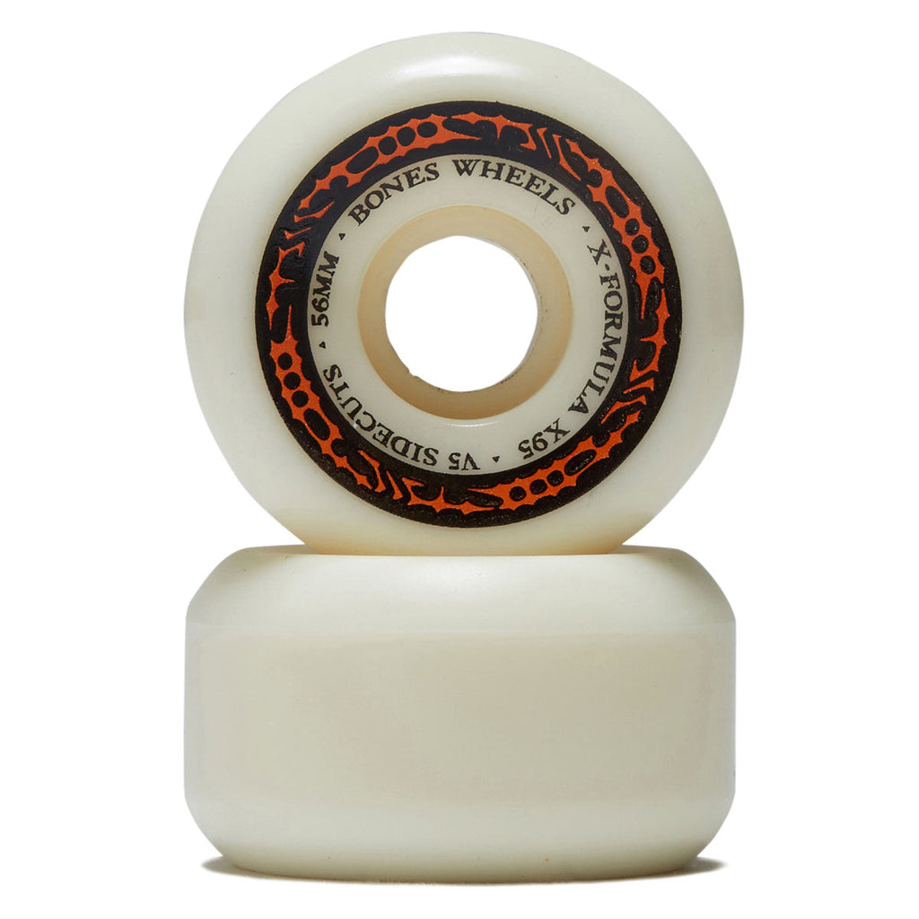 Bones X-Formula Sidecuts 95a V5 Sidecut Skateboard Wheels - 56mm