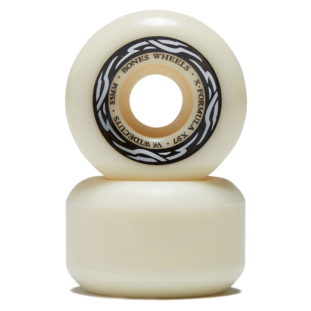 Bones X-Formula Widecuts 97a V6 Wide-Cut Skateboard Wheels - 53mm