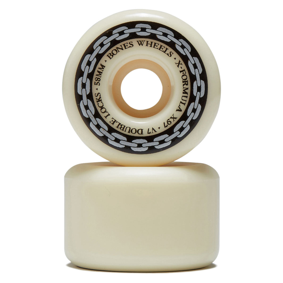 Bones X-Formula Double Locks 97a V7 Double Lock Skateboard Wheels - 58mm