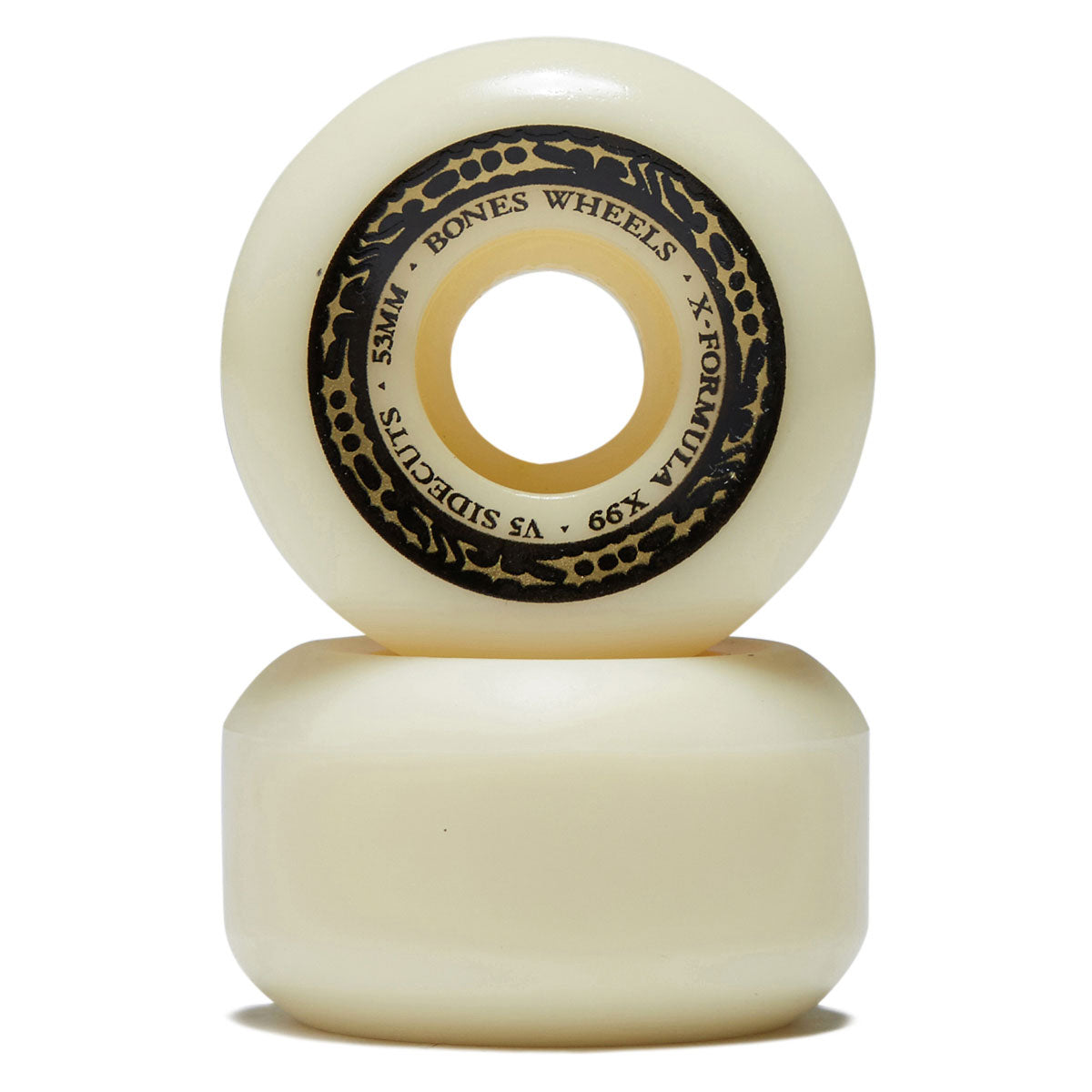 Bones X-Formula Sidecuts 99a V5 Sidecut Skateboard Wheels - 53mm