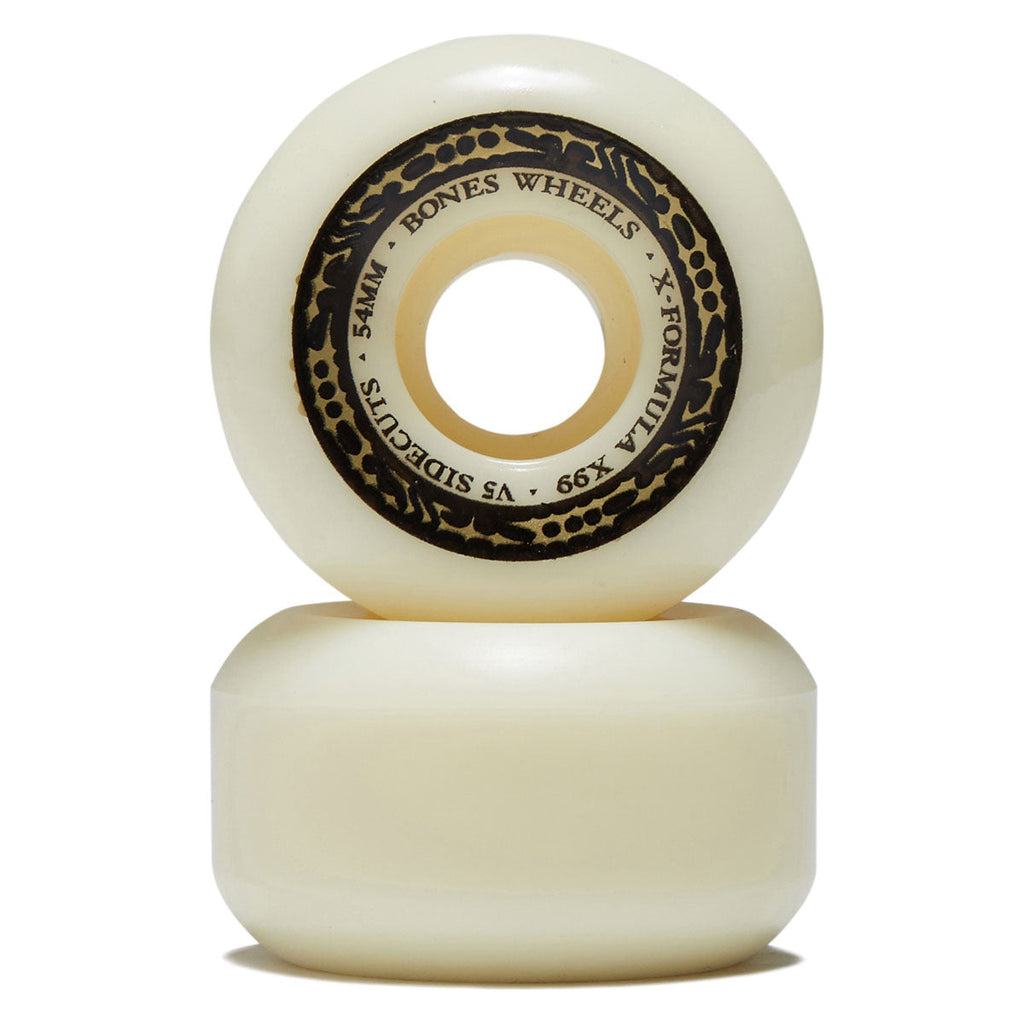 Bones X-Formula Sidecuts 99a V5 Sidecut Skateboard Wheels - 54mm