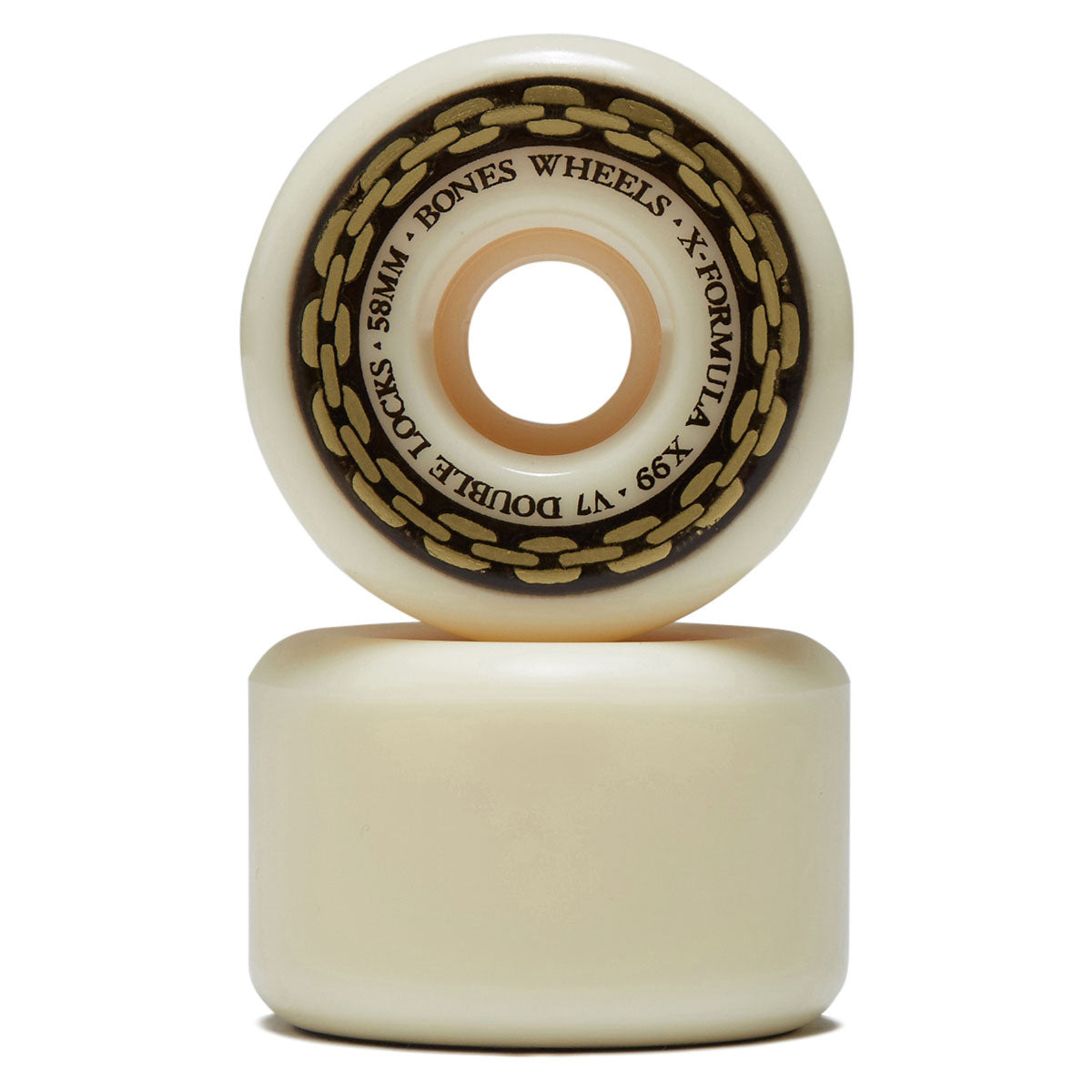 Bones X-Formula Double Locks 99a V7 Double Lock Skateboard Wheels - 58mm