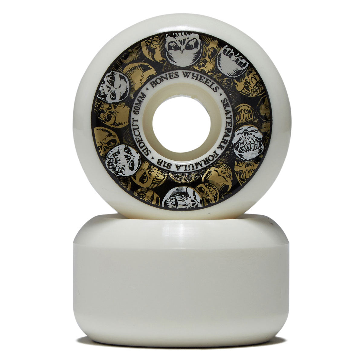 Bones SPF Sidecuts 101a V5 Sidecut Skateboard Wheels - 60mm