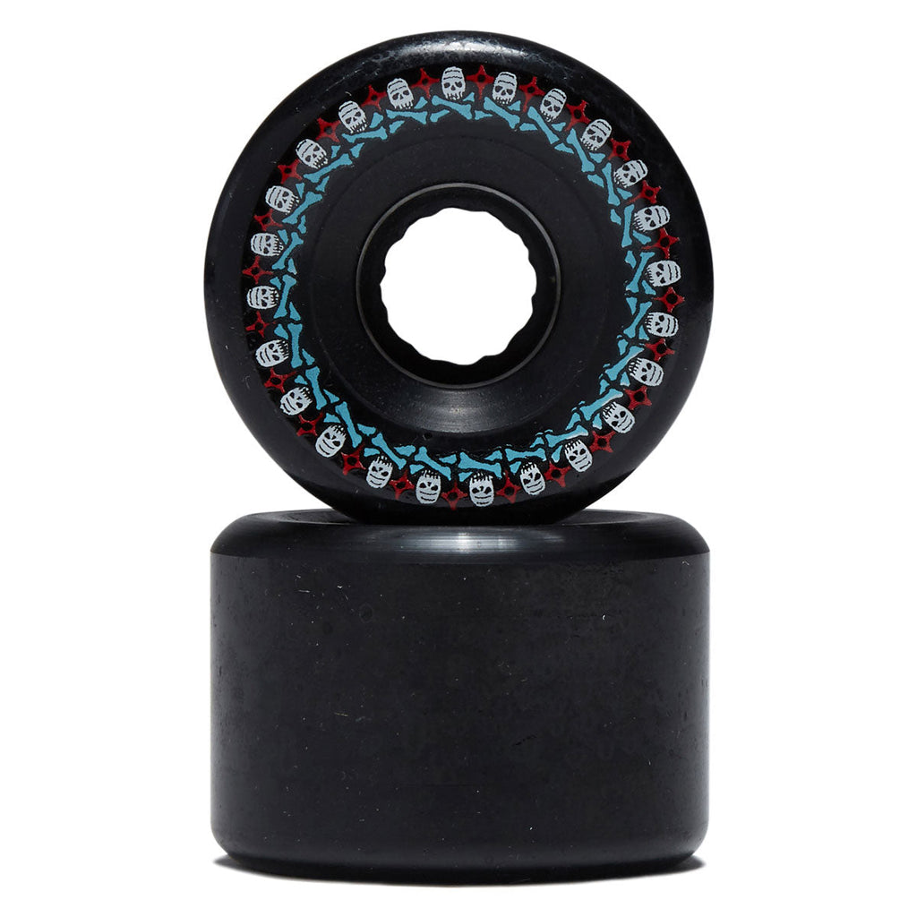 Bones ATF Rough Riders 80a Skateboard Wheels - Black - 56mm