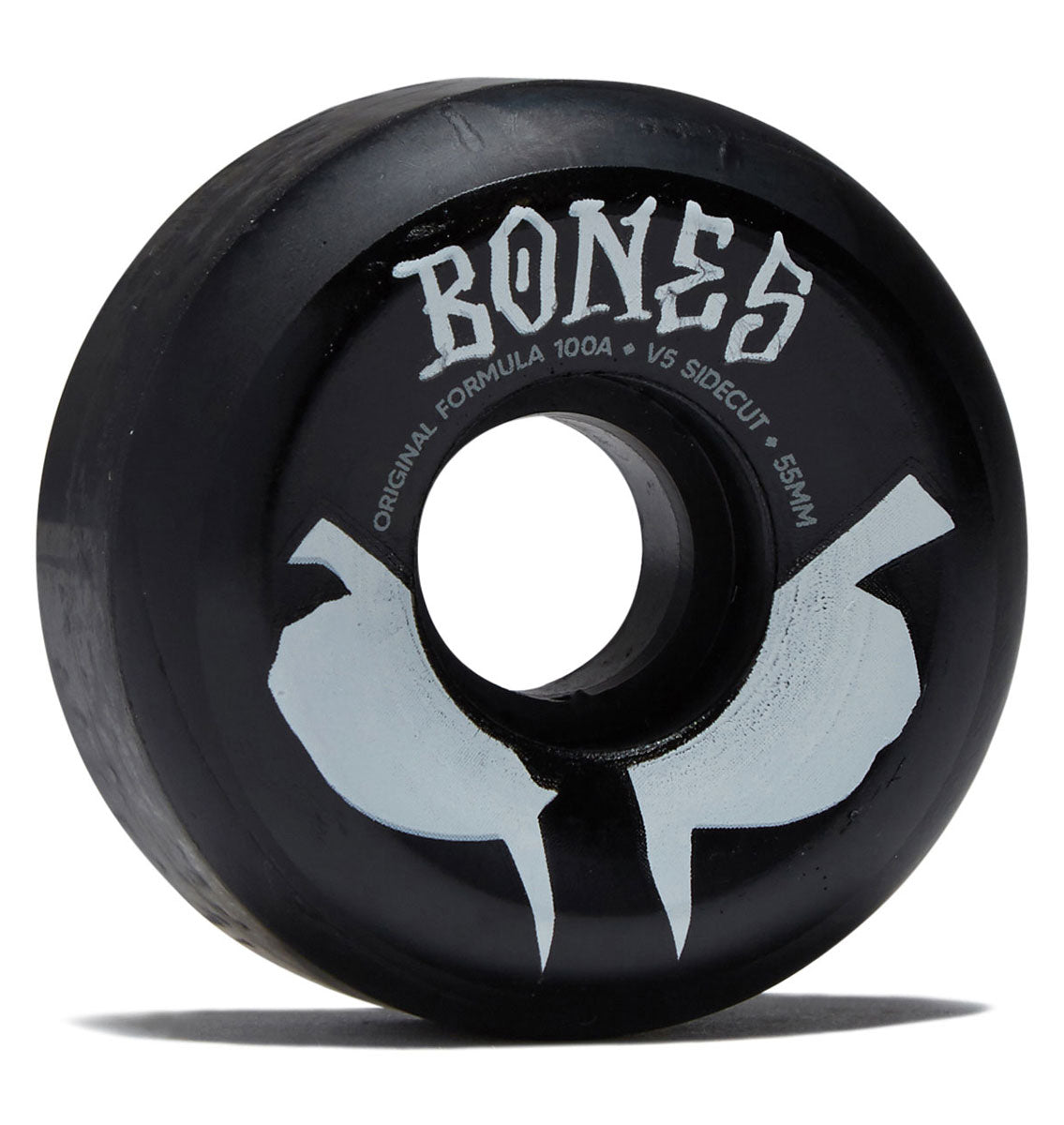 Bones 100s Sidecuts 100a V5 Sidecut Skateboard Wheels - Black 2026 - 55mm