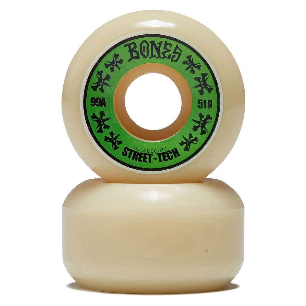 Bones STF Sidecuts 99a V5 Sidecut Skateboard Wheels - 51mm