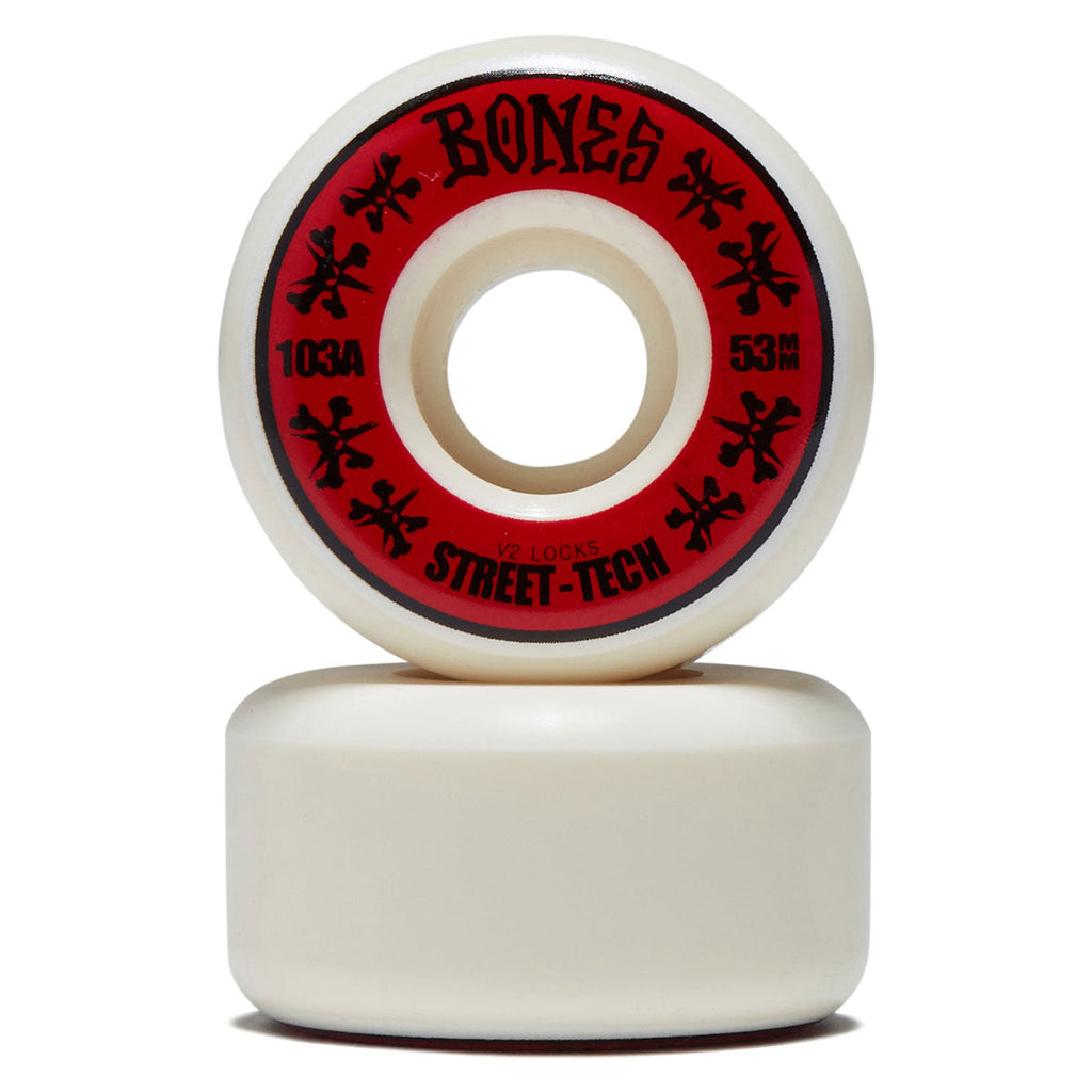 Bones STF Locks 103a V2 Lock Skateboard Wheels - 53mm