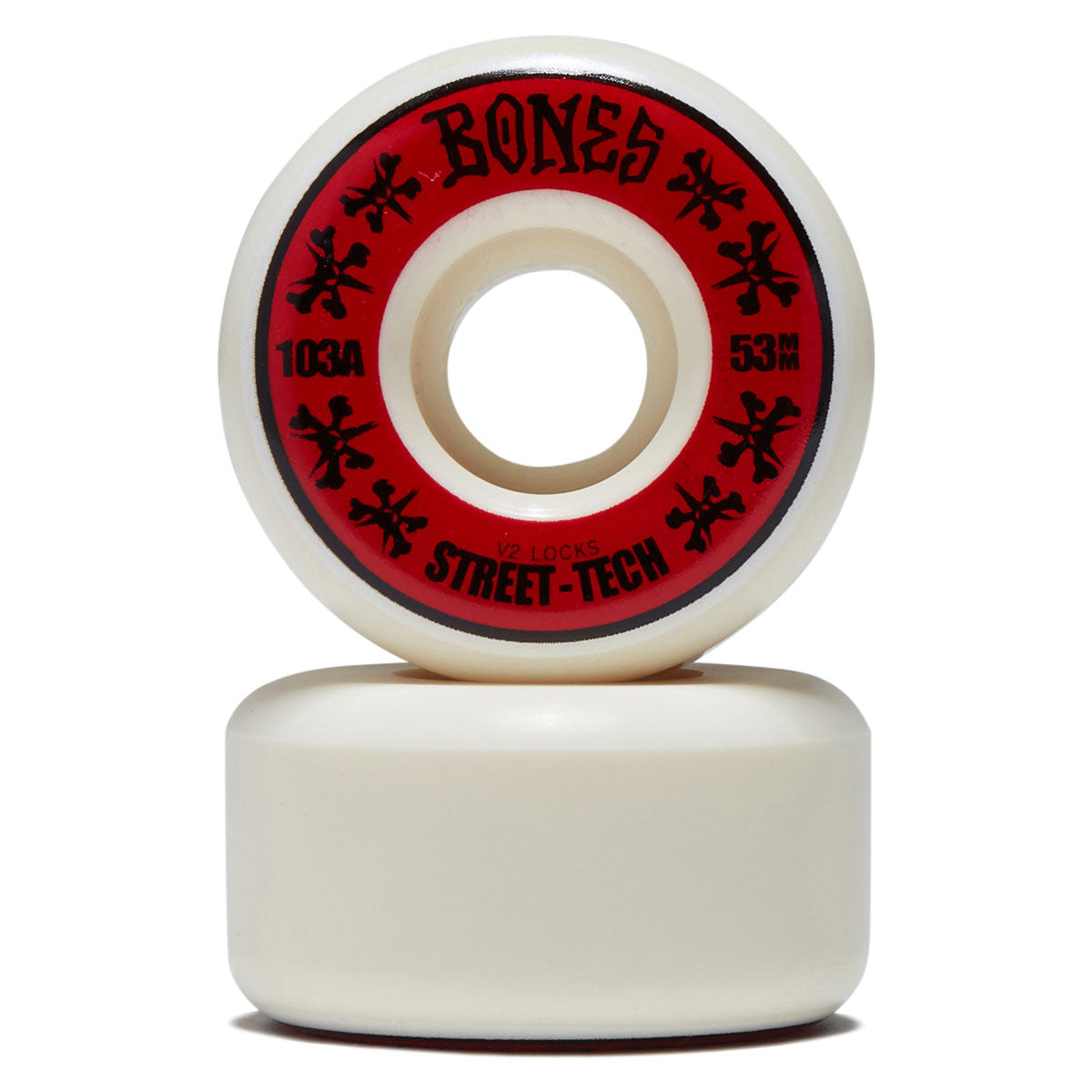 Bones STF Locks 103a V2 Lock Skateboard Wheels - 53mm