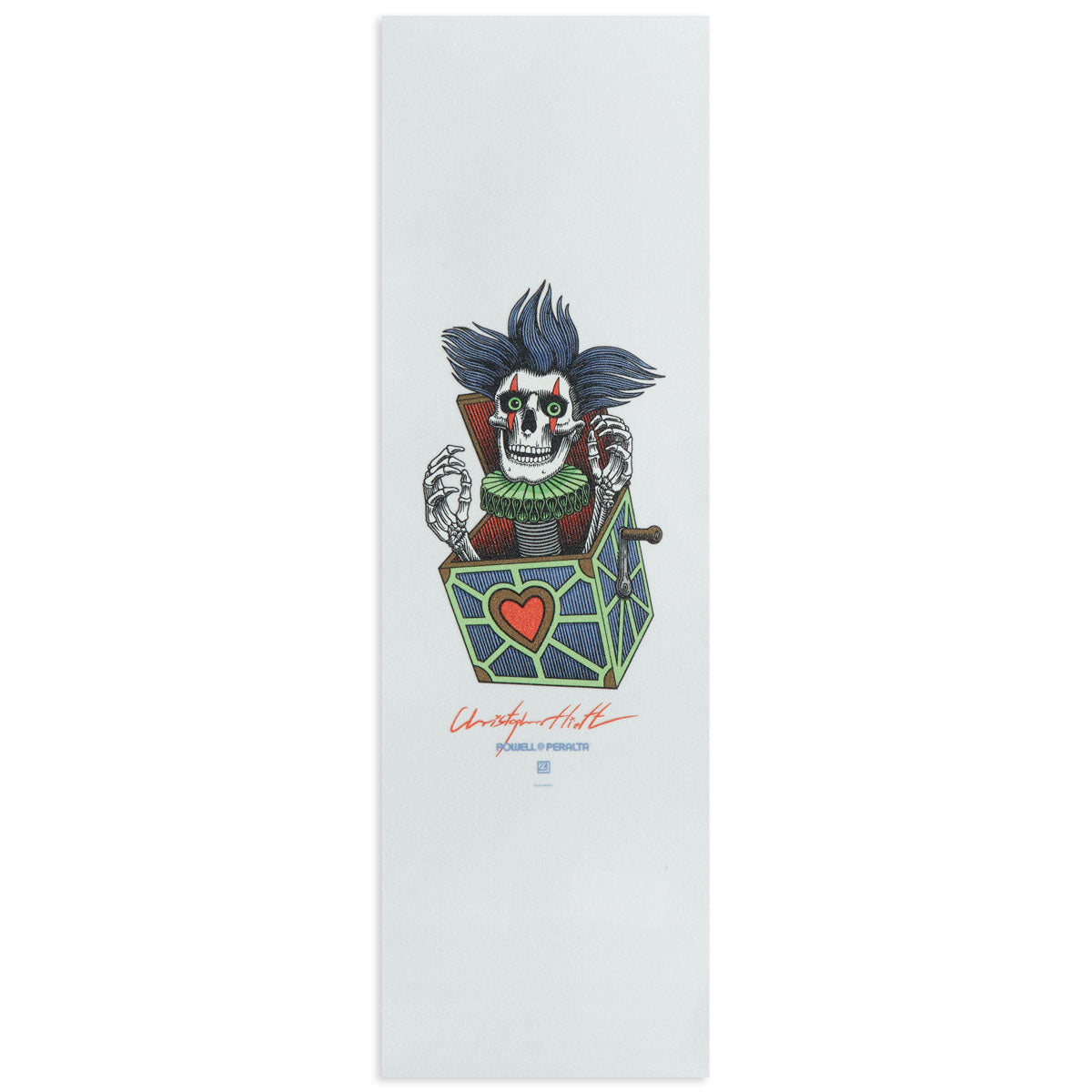 Powell-Peralta Chris Hiett Skull Grip tape - Clear - 10.50"