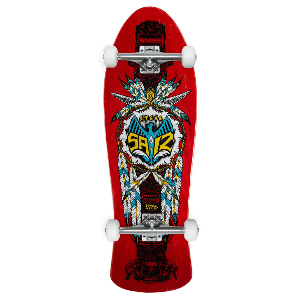 Powell-Peralta Steve Saiz Totem 07 Skateboard Complete - Red Veneer - 10.00"