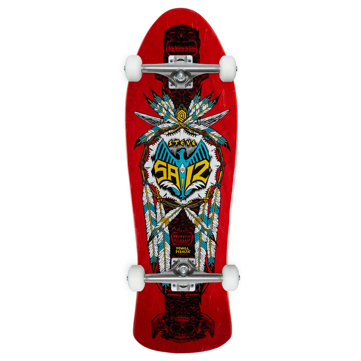 Powell-Peralta Steve Saiz Totem 07 Skateboard Complete - Red Veneer - 10.00"