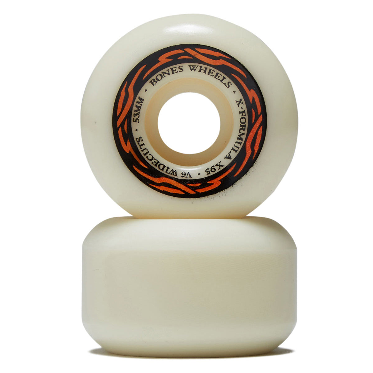 Bones X-Formula Widecuts 95a V6 Wide-Cut Skateboard Wheels - 53mm