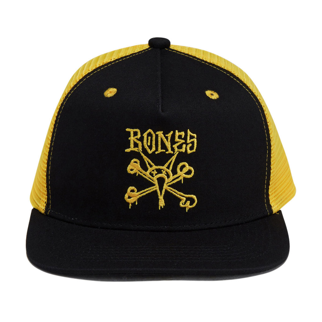 Bones Vato Rat Two Tone Trucker Hat - Black/Gold