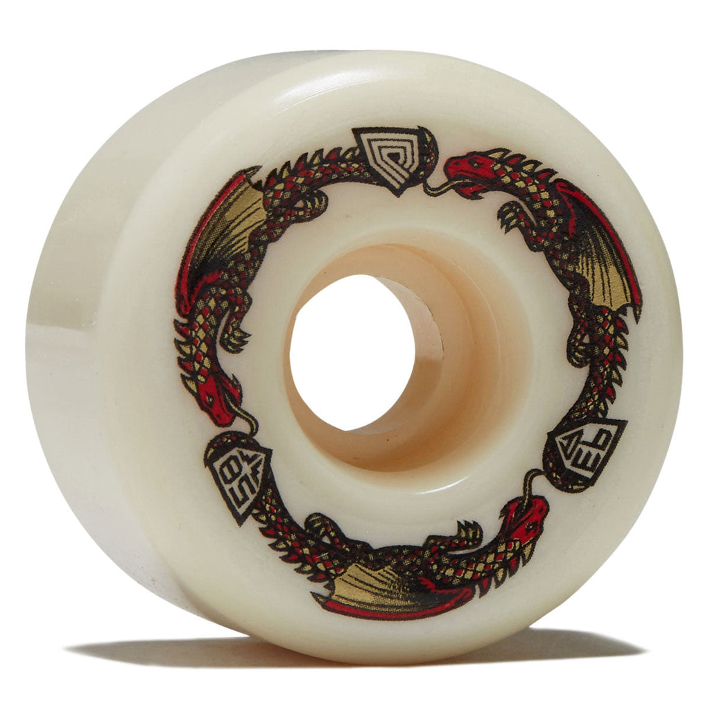 Powell-Peralta Dragon Formula Dragons 93a V7 Skateboard Wheels - Off White - 58mm