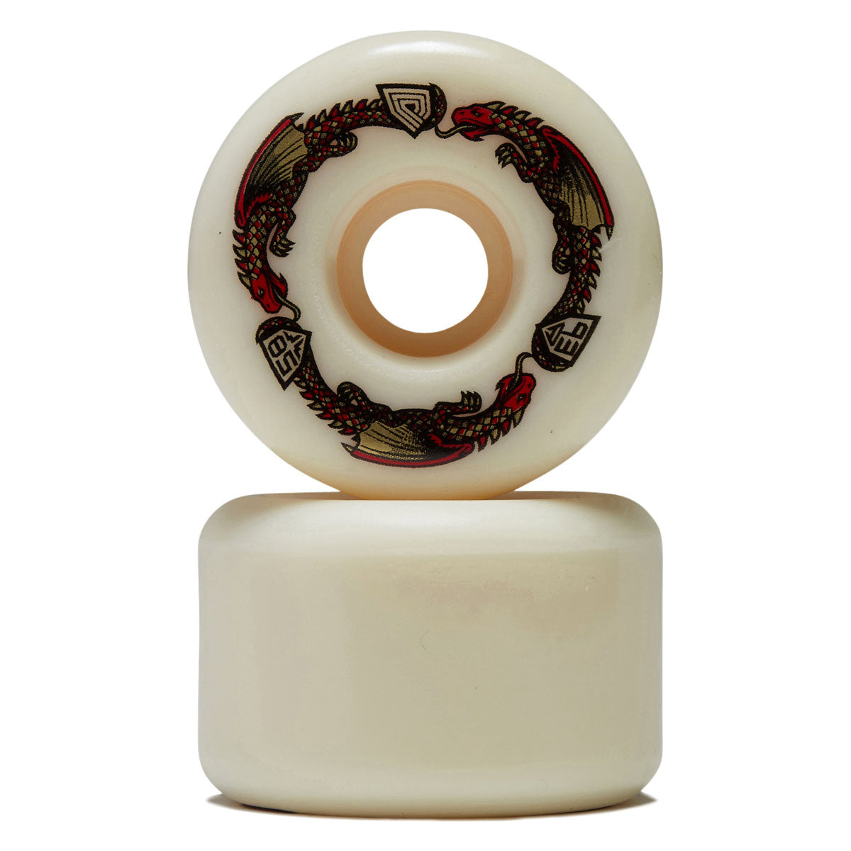 Powell-Peralta Dragon Formula Dragons 93a V7 Skateboard Wheels - Off White - 58mm