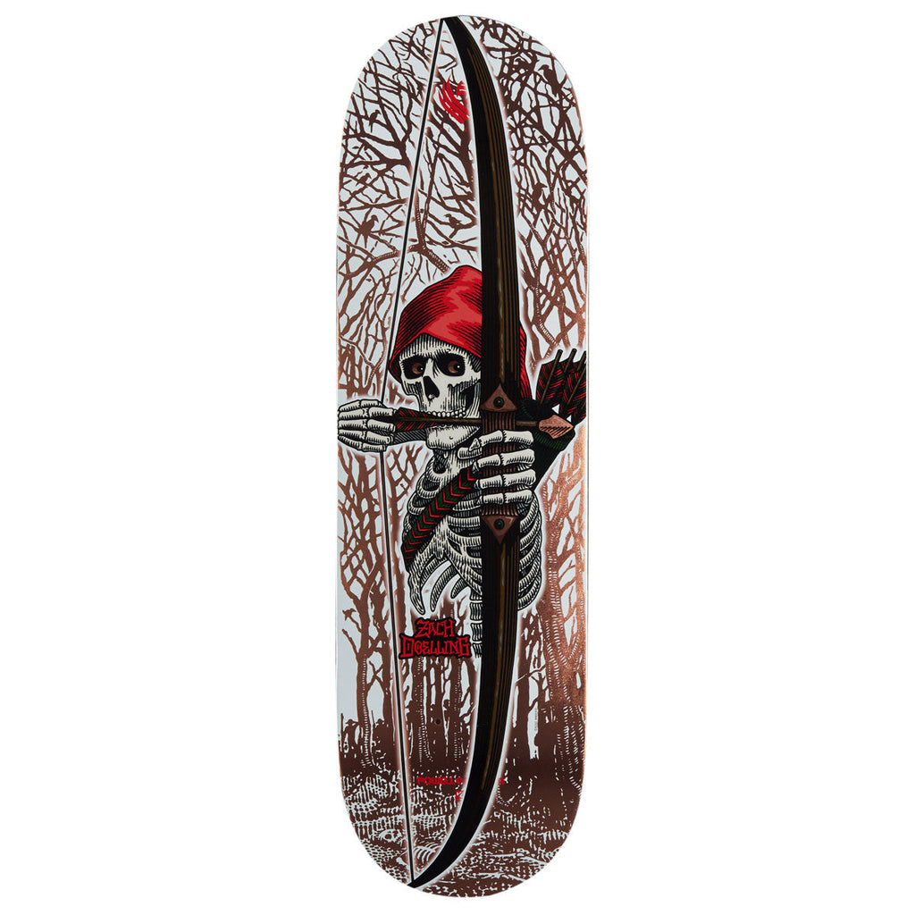 Powell-Peralta Flight Zach Doelling Archer K26 Skateboard Deck - Gold Foil - 8.75"