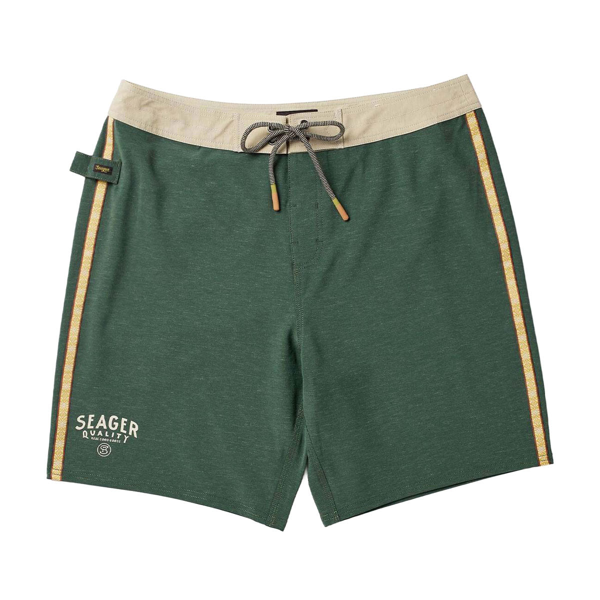 Seager Azteca Boardshorts - Spruce Green