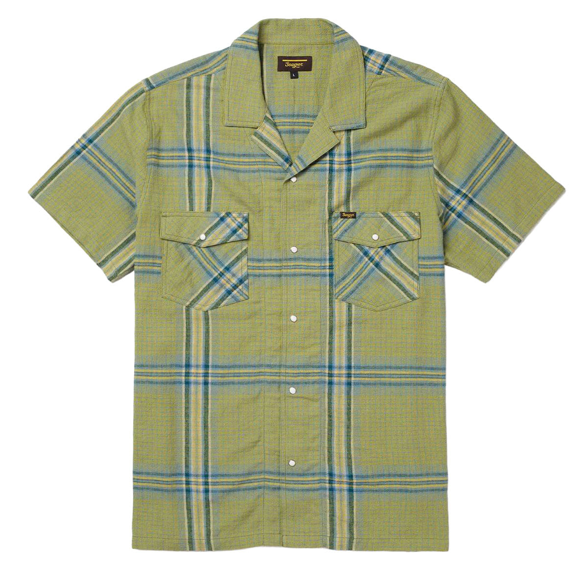Seager Whippersnapper Shirt - Moss Grid Plaid