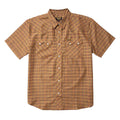 Seager Sawtoof Shirt - Gold Mini Check Plaid