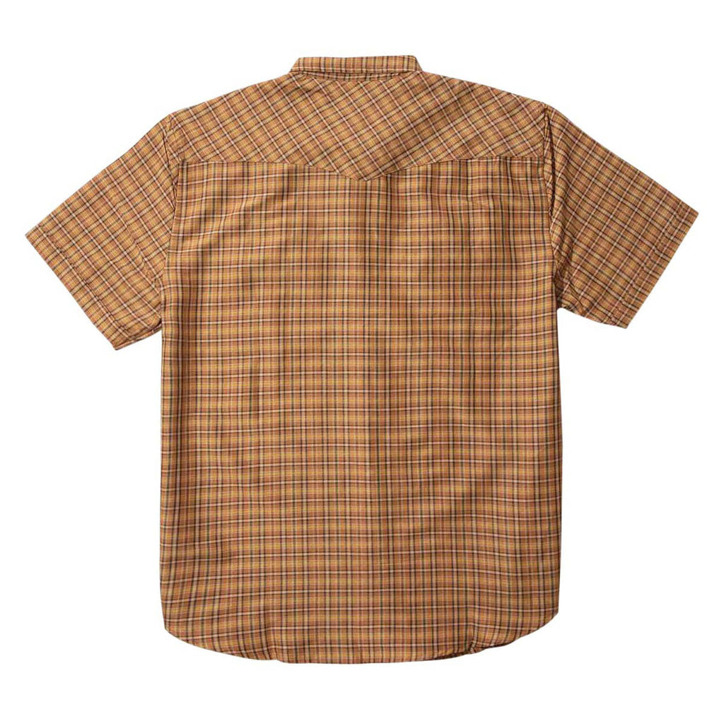Seager Sawtoof Shirt - Gold Mini Check Plaid