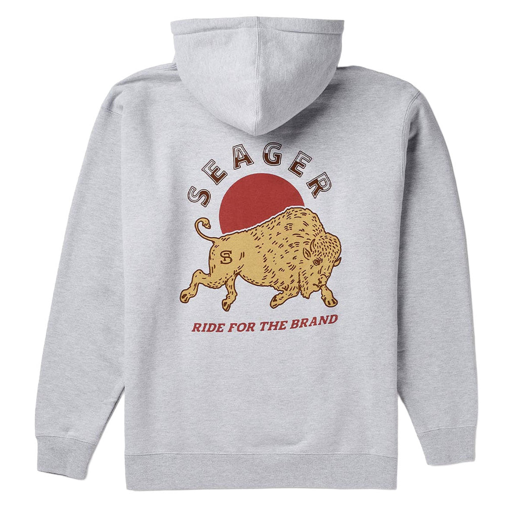 Seager Ride For The Brand Hoodie - Heather Grey