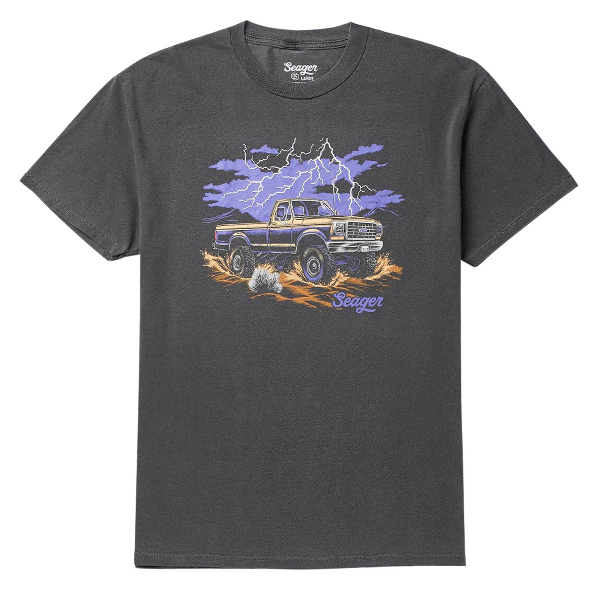 Seager Premium Mud Romp T-Shirt - Pigment Black