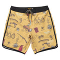 Seager Micro Dose Scallop Boardshorts - Bronze