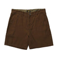 Seager Bison Canvas Shorts - Tobacco