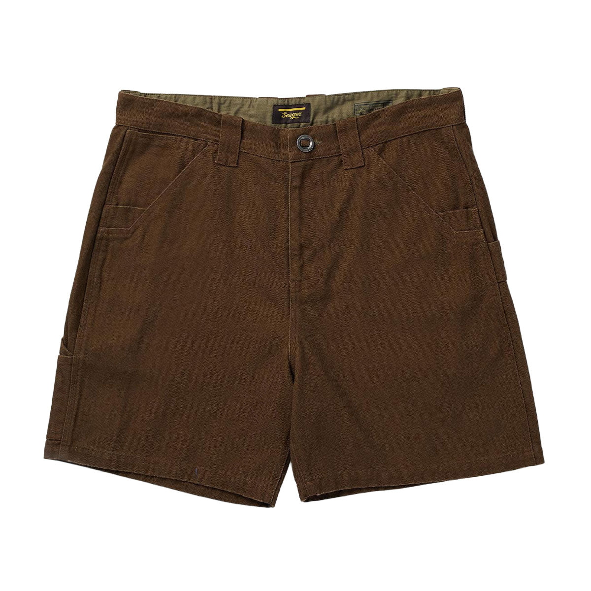 Seager Bison Canvas Shorts - Tobacco