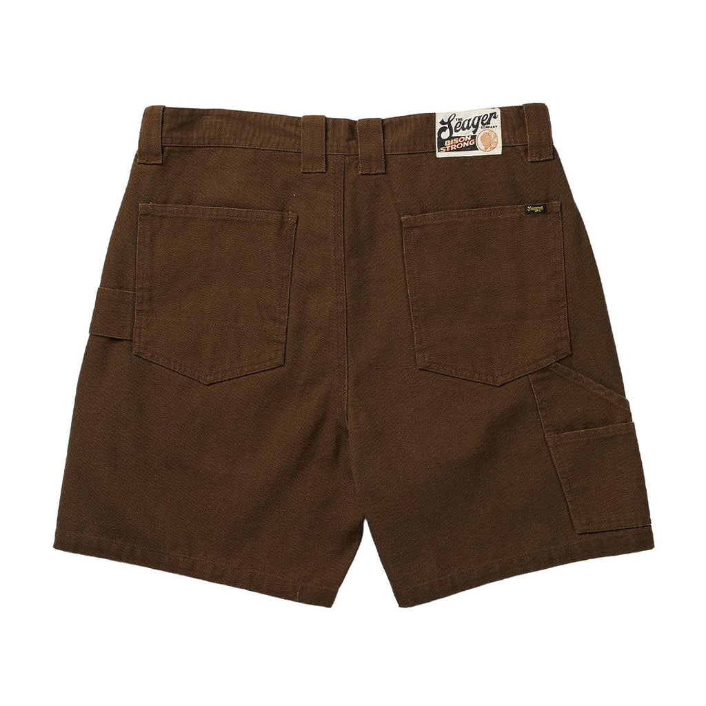Seager Bison Canvas Shorts - Tobacco