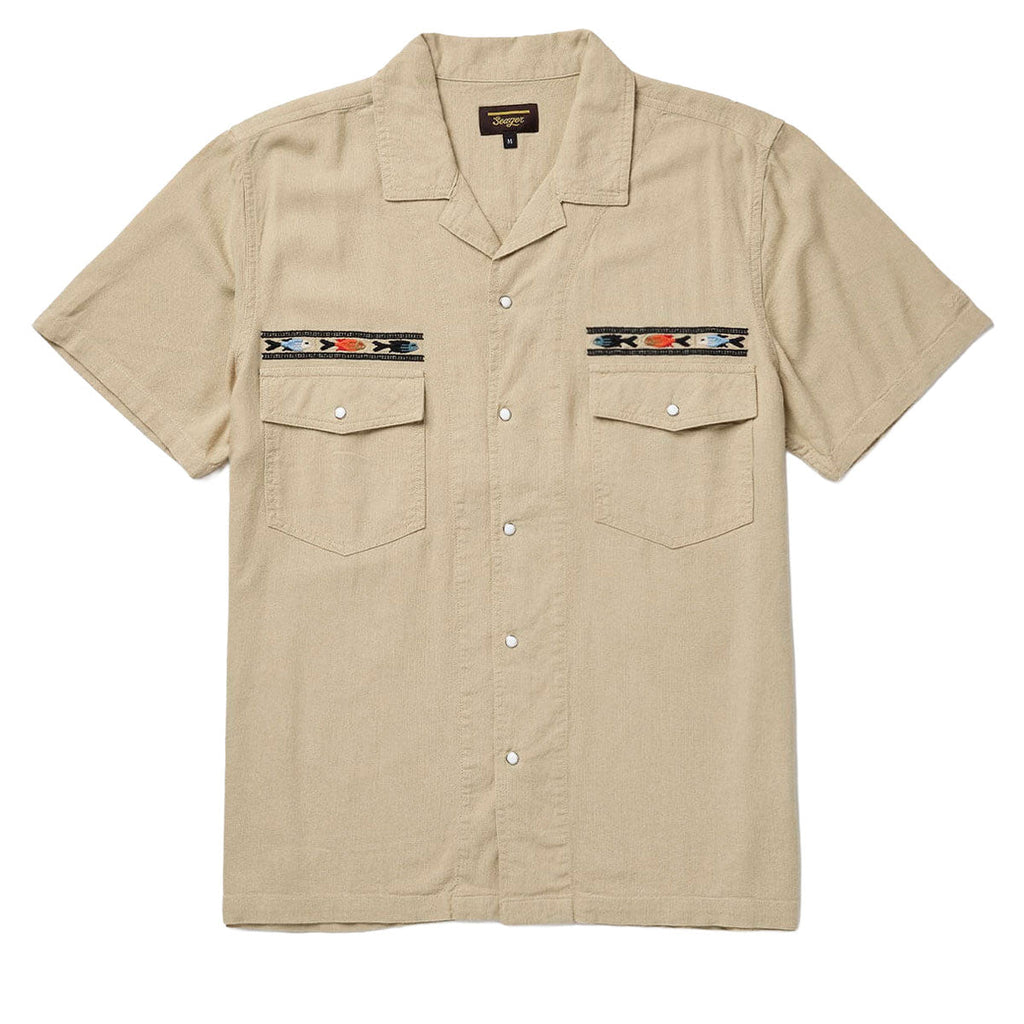 Seager Whippersnapper Embroidered Shirt - Dry Hay