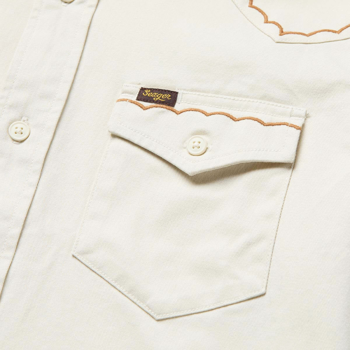 Seager Amarillo Shirt - White Wash